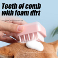 Washable Dog Cat Grooming Shedding Massage Bath Brush Soft Silicone Pet Bath Brush